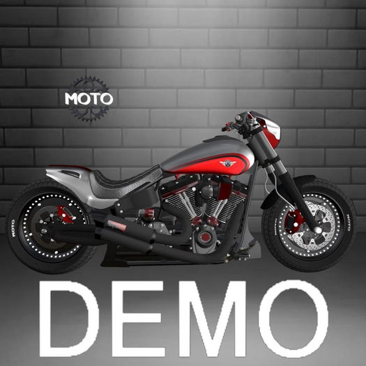 Motorcycle HA-0210  DEMO BOX
