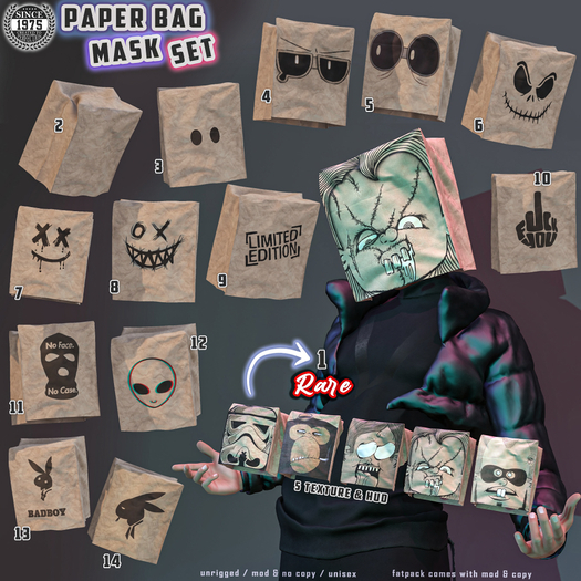 01.[Since1975] Paper Bag (open me!) RARE