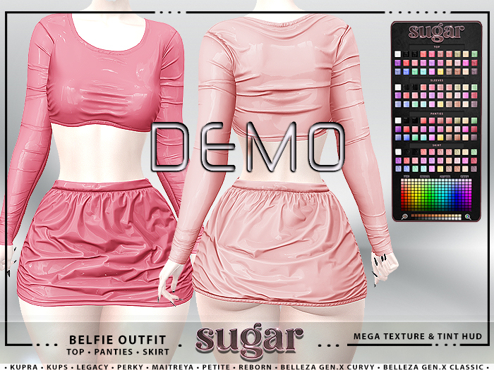 [sugar] Belfie Outfit [FAT PACK] Demo 