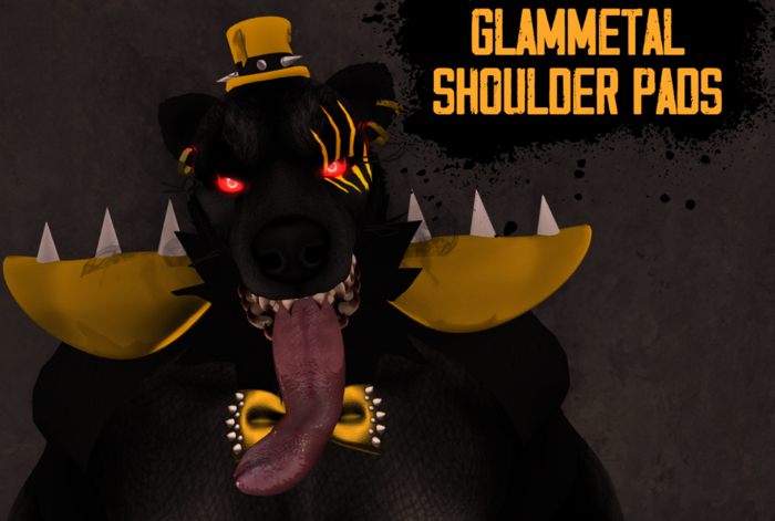Glammetal Shoulder Pads