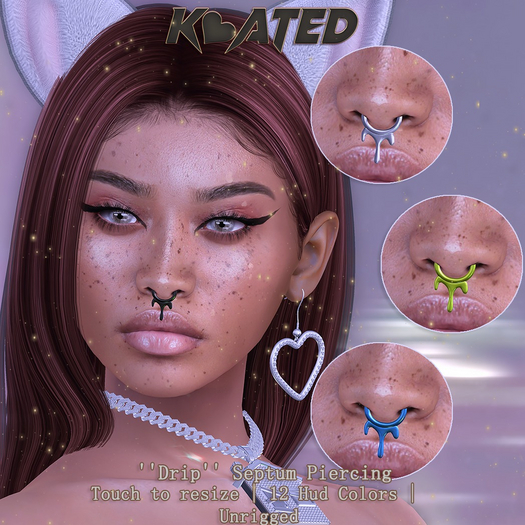 [KOATED] ''Drip'' Septum Piercing [ FATPACK]