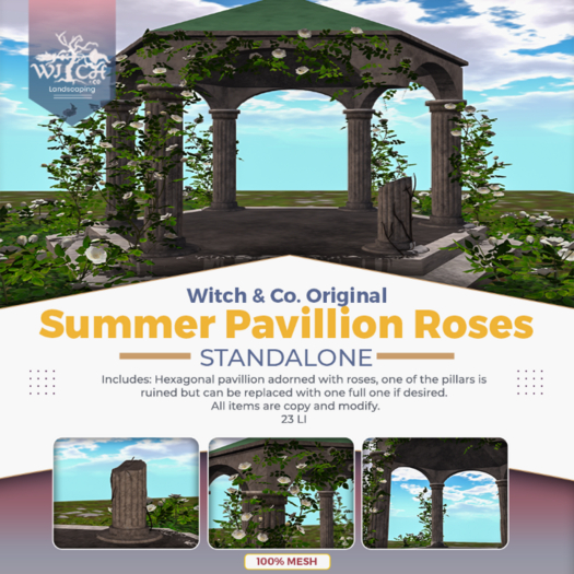 W&Co. Summer Pavillion Roses Box