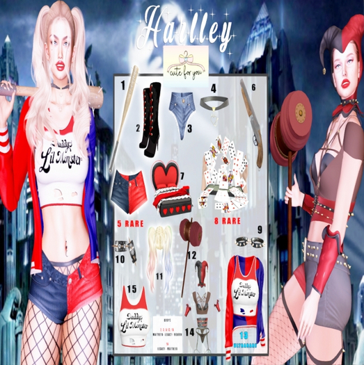 Cute for You - HARLEY GACHA - 8 RARE