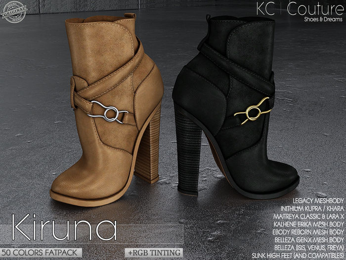-KC- KIRUNA ANKLE BOOTS / 50 COLORS FATPACK