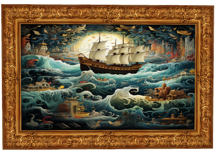 **O.D** - Painting - Sea Storm - 1LI