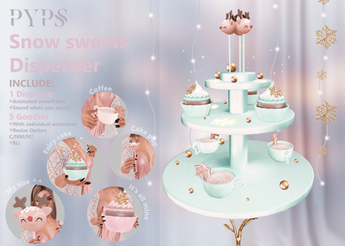 .::PYPS::. Snow sweets Dispenser (mint)