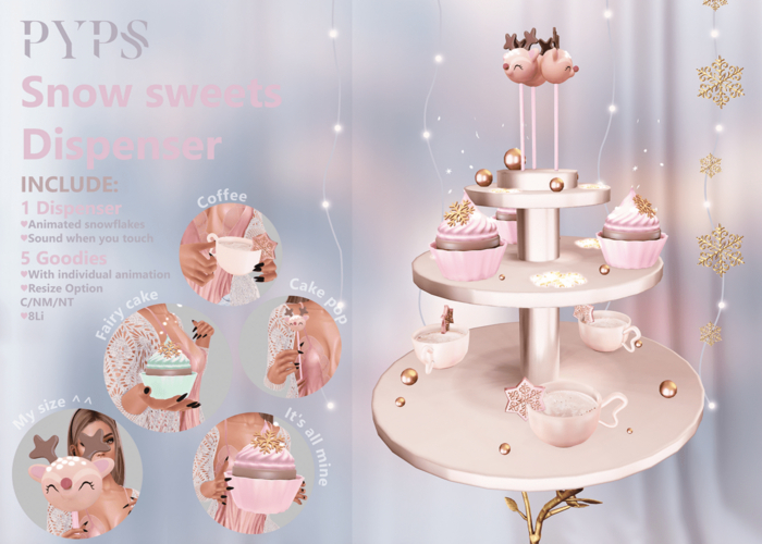 .::PYPS::. Snow sweets Dispenser (pink)