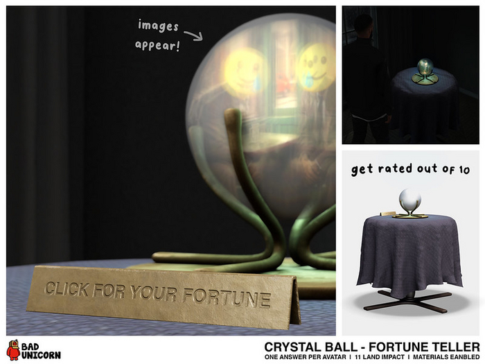 Crystal Ball - Fortune Teller (interactive)