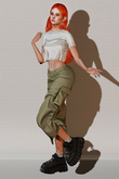 [F] Flo 2 - female static pose