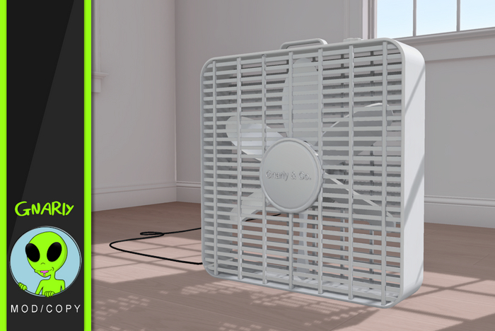 Gnarly. - 22" Box Fan Set - White