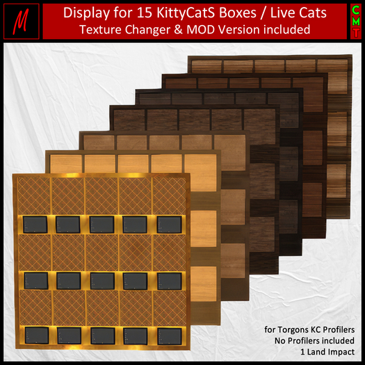 Display for 15 KittyCatS as well as Torgon's CAT Profiler (Double)