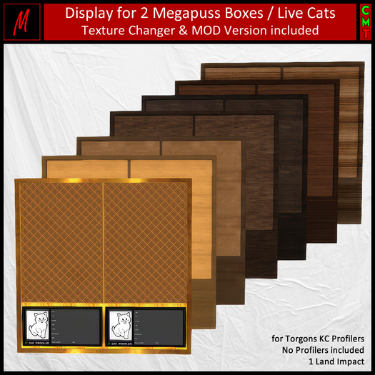 Display for 2 KittyCatS MegaPuss as well as Torgon's CAT Profiler (Double)
