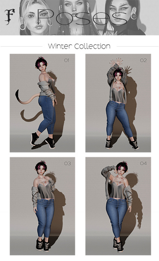 [F] Winter Collection - female static poses