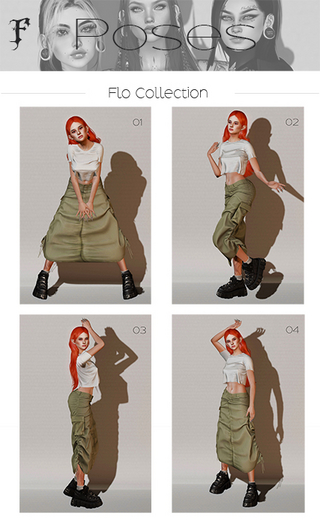 [F] Flo Collection - female static poses