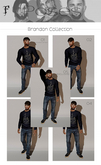 [F] Brandon collection - male static poses