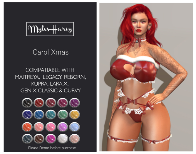 GeMyles Carol Merry Xmas Set 