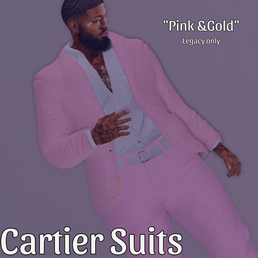 Cartier Suits All Pink/Gold Box