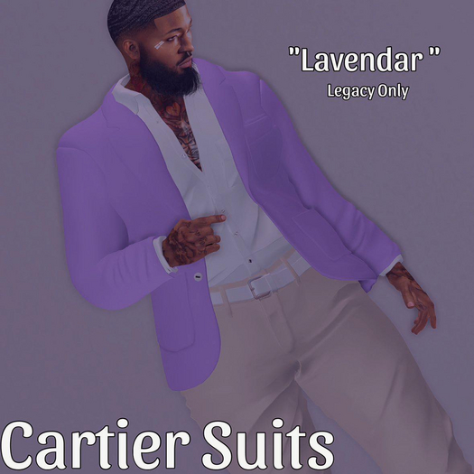 Cartier Suits  Lavendar  Box