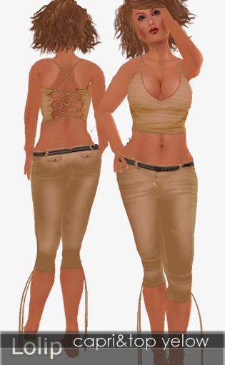 lolip capri&top yelow