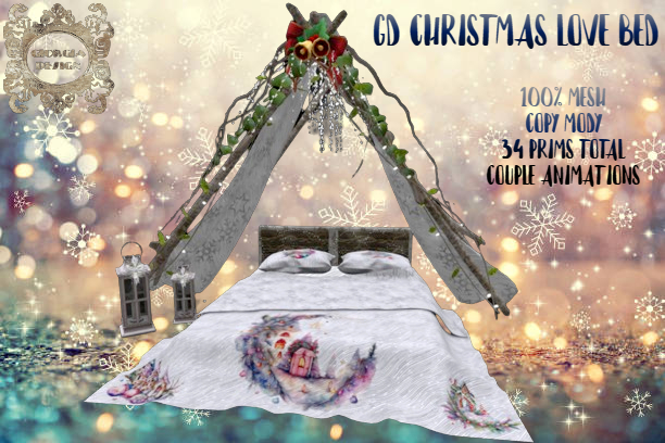 GD CHRISTMAS LOVE BED TENT