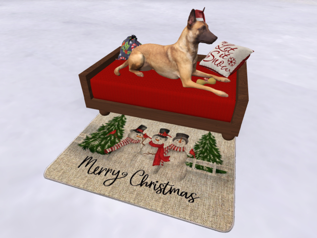 Christmas Doggy bed