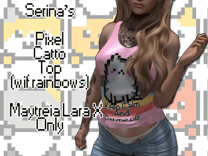 Pixel Catto Top