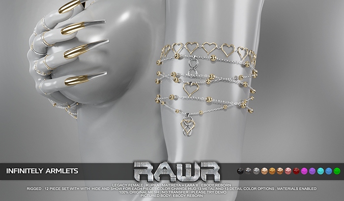 RAWR! Infinitely Armlets (add me)