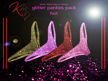 K - Glitter Cozy Panties Hot Pak