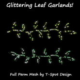 T-Spot Mesh - Glittering Leaf Garlands - FP - LI=0.8-2.3