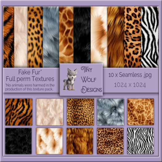 Fake Fur full permission seamless textures