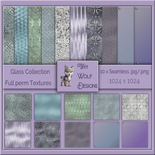 Glass Collection seamless full permission textures