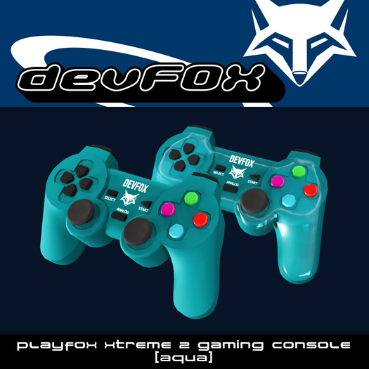 [devFOX] PlayFox Xtreme 2 Gamepad (Aqua)