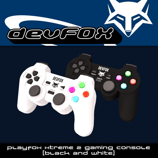 [devFOX] PlayFox Xtreme 2 Gamepad (B&W)