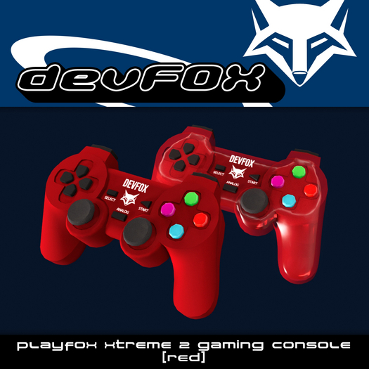[devFOX] PlayFox Xtreme 2 Gamepad (Red)