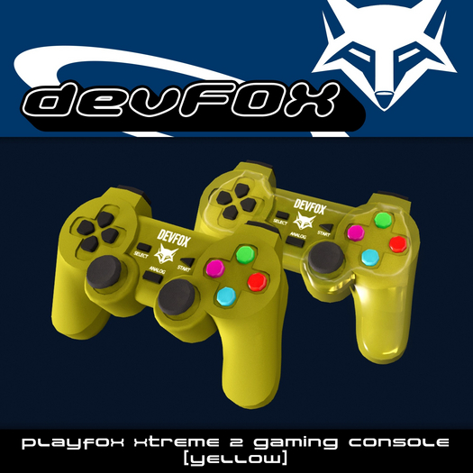 [devFOX] PlayFox Xtreme 2 Gamepad (Yellow)