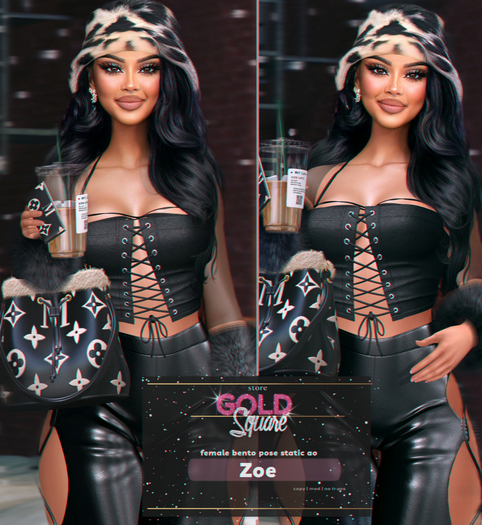 New female pose static ao
