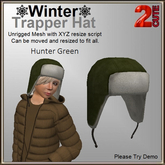 Winter Trapper Hat [2cute] Hunter Green