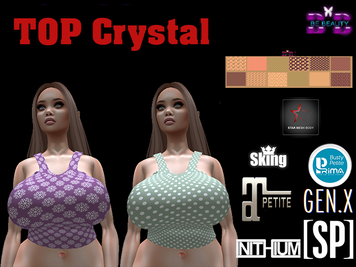 Be Beauty-TOP CRYSTAL-S,GEN.X,PRIMA,SKING HULIXA,P,MP.,KUPR-CHRISTMAS-GIFT