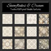 *Wallflowers* Snowflakes & Cream