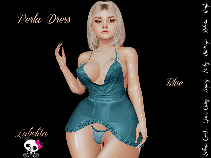 [LABELITA] Perla Dress Blue