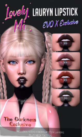 Lovely Mi - Lauryn Lipstick + Tat