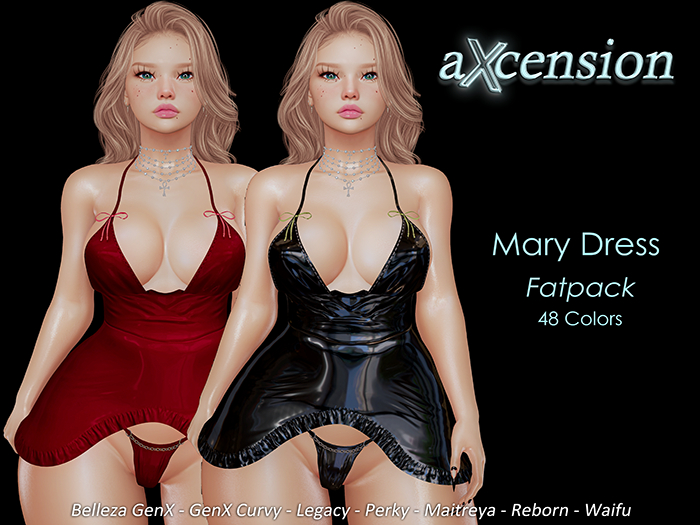 aX: Mary Dress 48 Colors FatPack