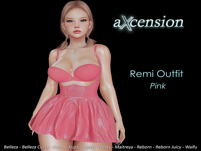 aX: Remi Outfit Pink