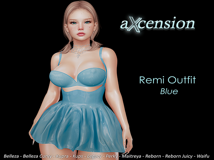aX: Remi Outfit Blue