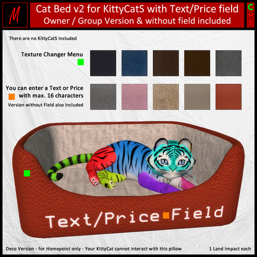 Cat Bed for Breedables / KittyCats v2