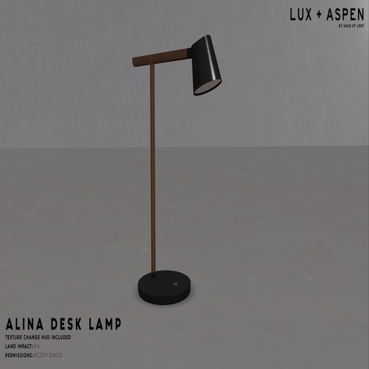 LUX + ASPEN // Alina Desk Lamp