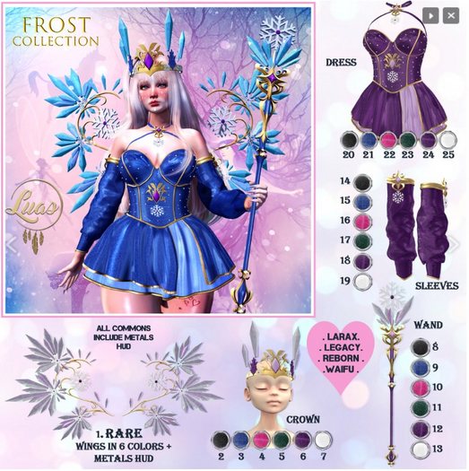 2. Luas Frost Crown Black
