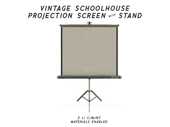 Muniick Schoolhouse Projector Screen w/Stand