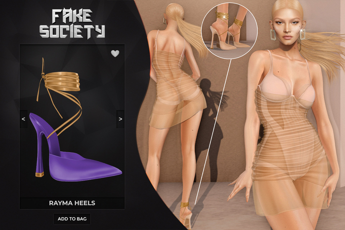 Fake Society x Rayma Heels / Purple 