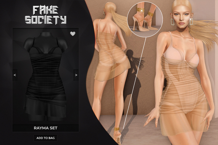 Fake Society x Rayma Set / Black 